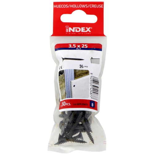 Index Prepack Drywall Screw 3.5x25 Pack50