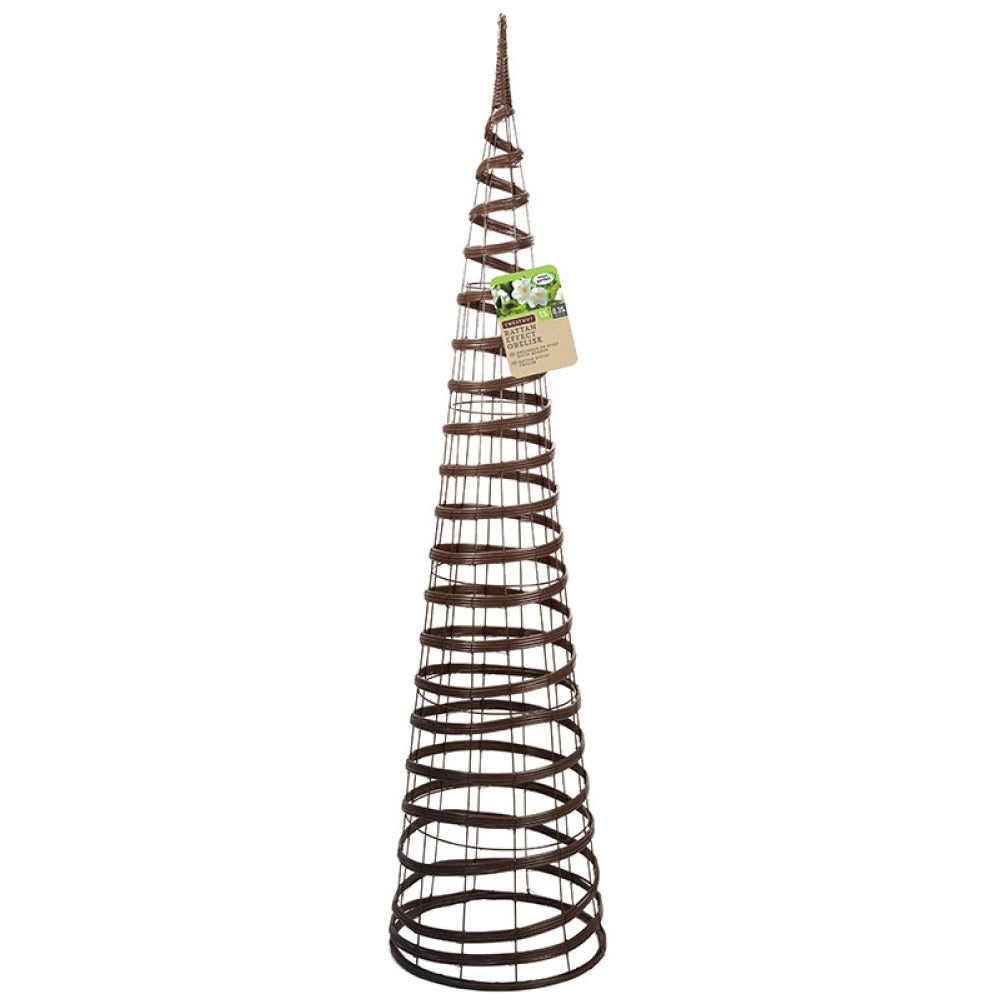 Smart Garden - Faux Rattan Obelisk 1.5M - Chestnut