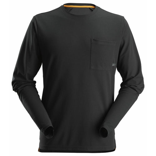 Snickers - AllroundWork, 37.5® Long Sleeve T-shirt - Black