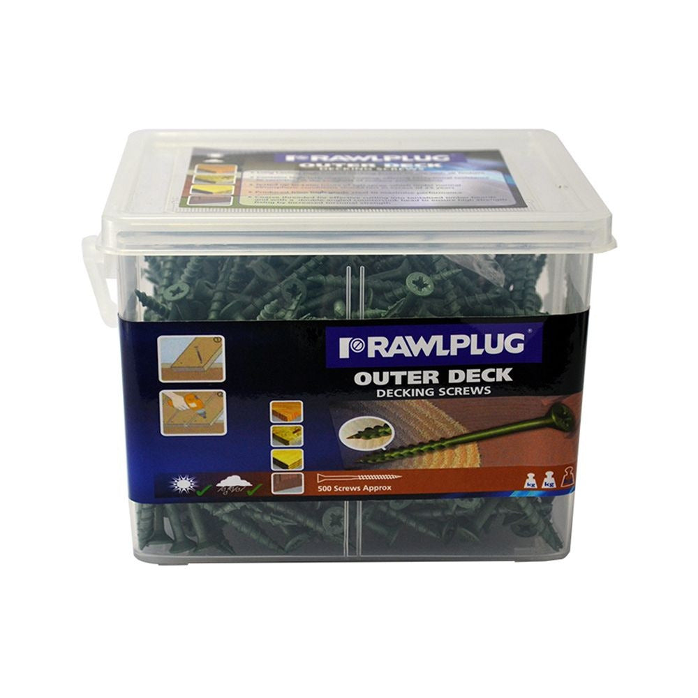 Rawlplug Decking Screws 4.0 x 50 [BOX OF 200]