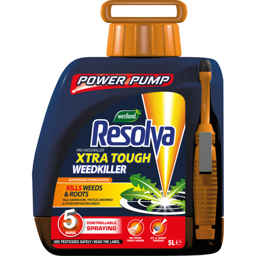 Resolva Pro Weedkiller Xtra Tough 5L Power Pump