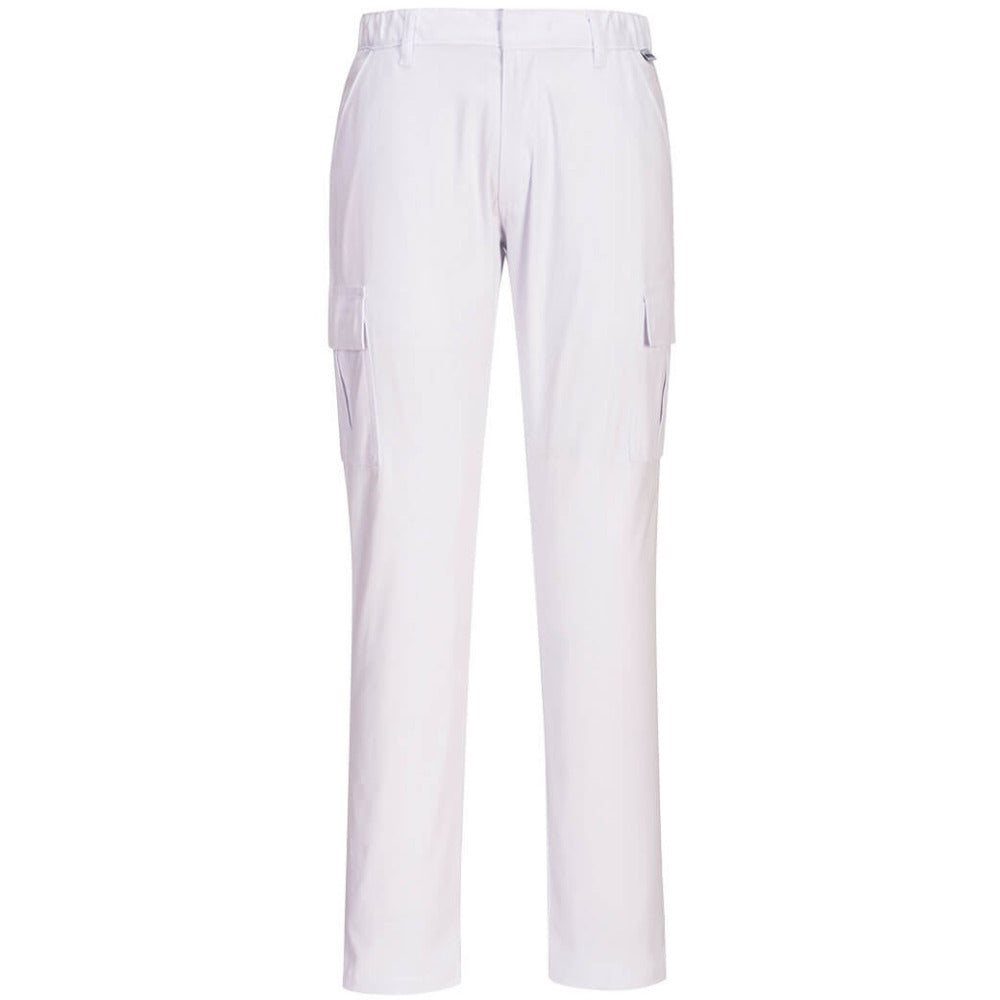 Portwest - Stretch Slim Combat Trouser - White