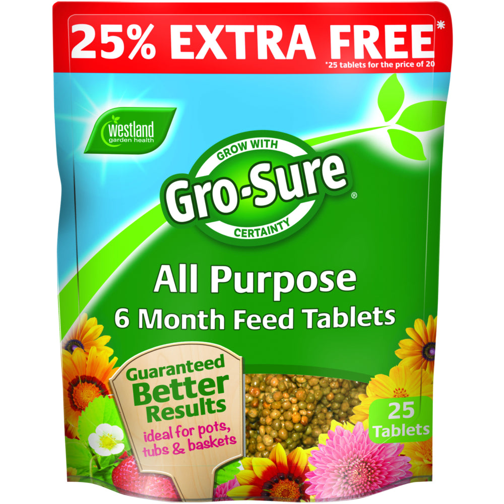 Gro-Sure All Purpose 6 Month Feed Tablets 25% Extra Free