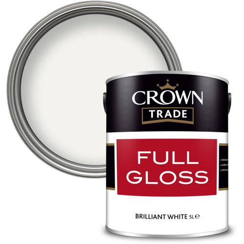 Crown Trade Full Gloss Brilliant White 5L