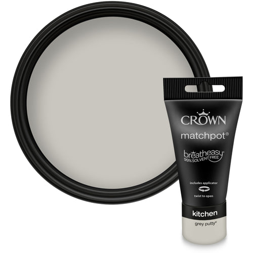 Crown Easyclean Kitchen Grey Putty 40ml