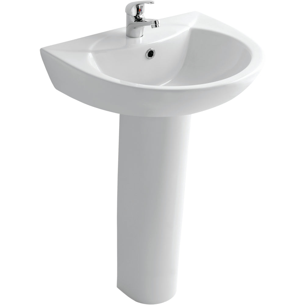 Bathroom Studio Vida 550 1TH Basin (Exc Pedestal)