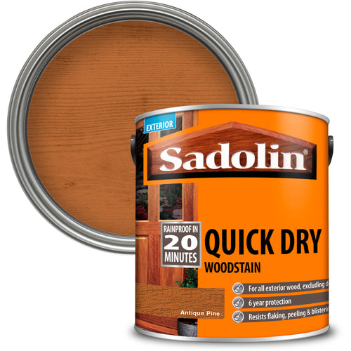 Sadolin Quick Dry Woodstain Antique Pine 2.5L