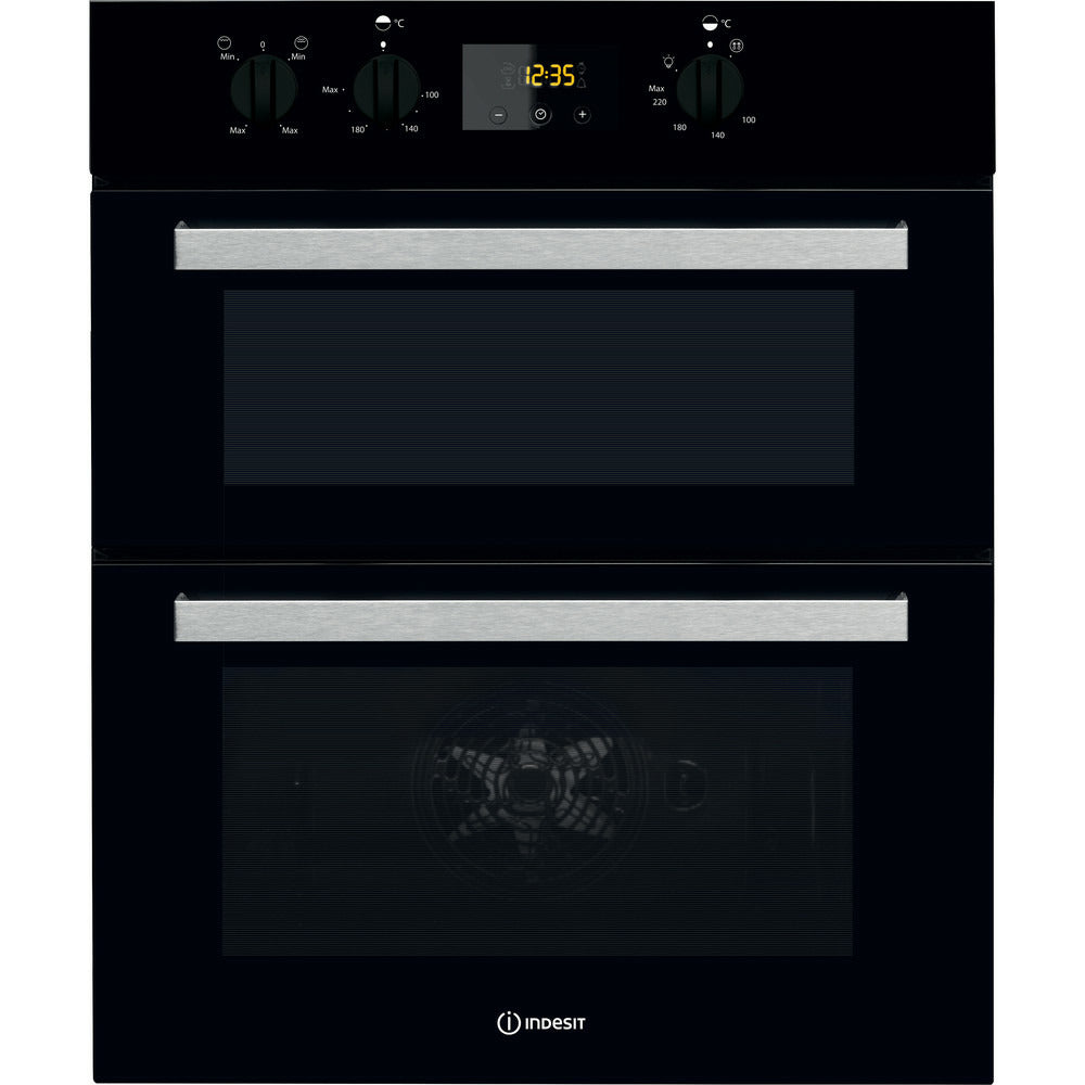 Indesit Built In Electric Double Oven IDU 6340 BL