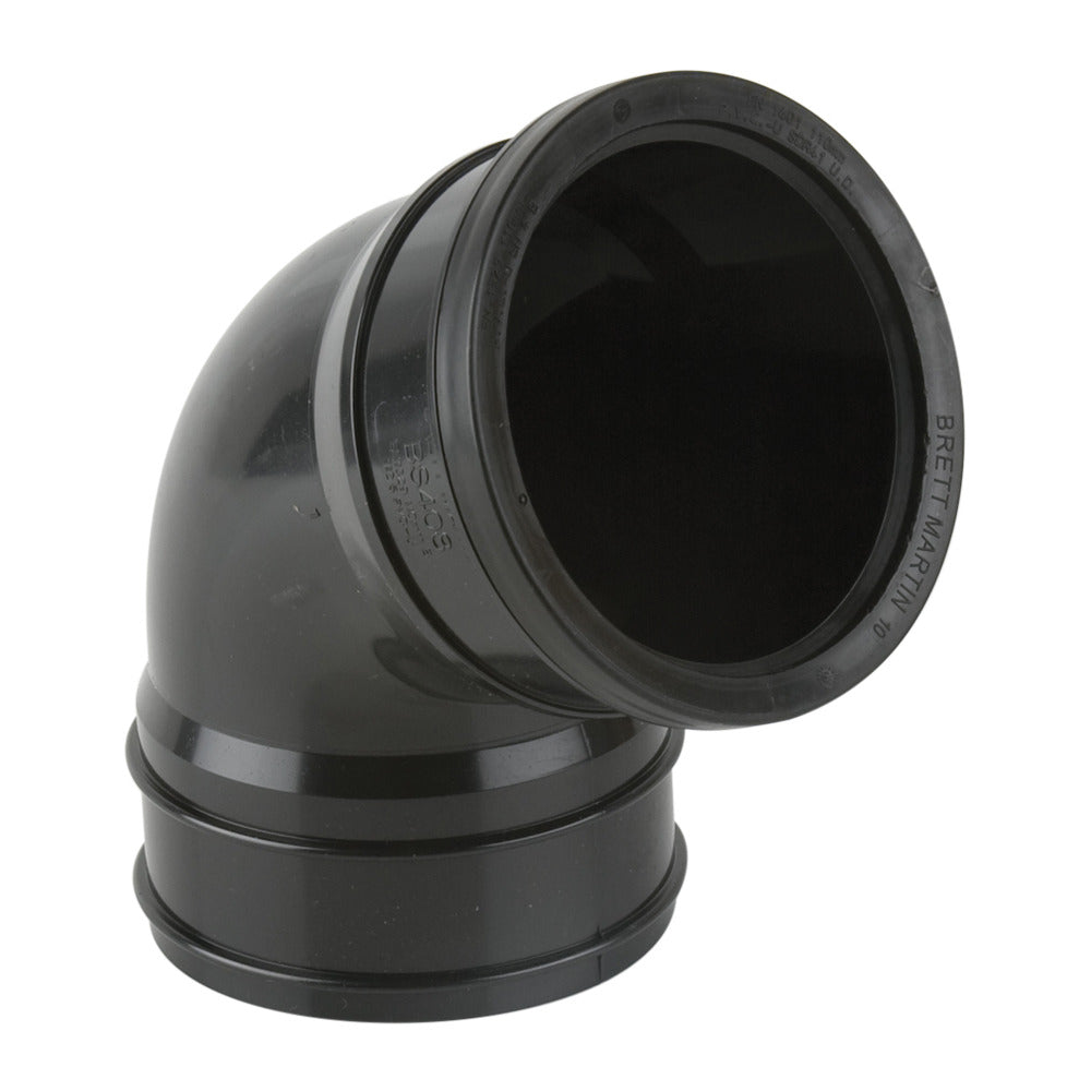 Brett Martin - 110mm x 112½° Single Socket Offset Bend