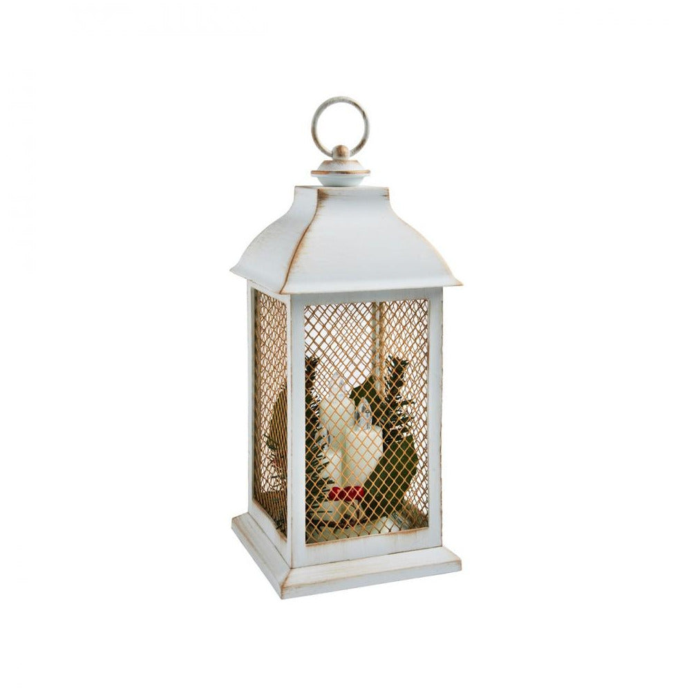 Three Kings - Yule Lantern - Cream & Gold 31.5cm