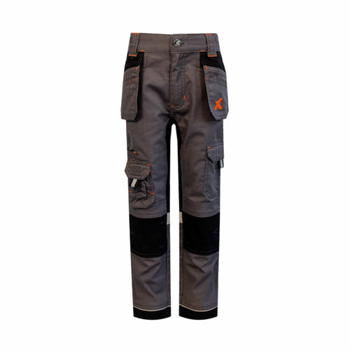 Xpert Pro Junior Stretch Work Trouser Grey - Age 9-10 Years