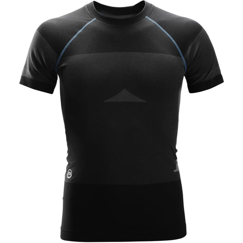Snickers - LiteWork, Seamless 37.5® Short Sleeve Shirt - Black