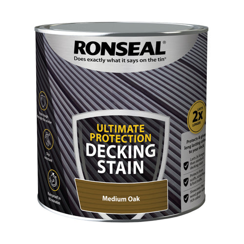 Ronseal Ultimate Protection Decking Stain Medium Oak 2.5L