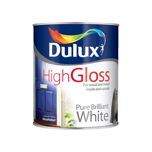 Dulux High Gloss Pure Brilliant White 750ml