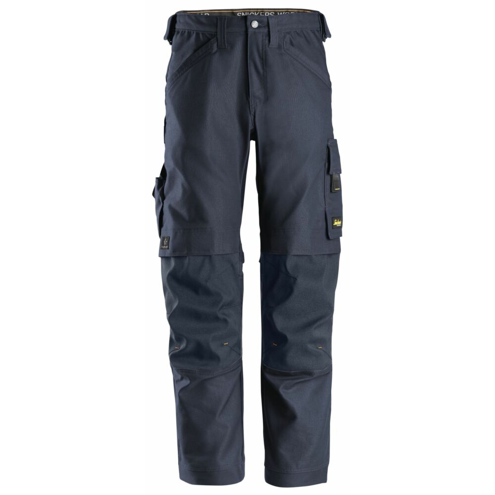 Snickers - AllroundWork, Canvas+ Stretch Work Trousers+ - Navy\\Navy