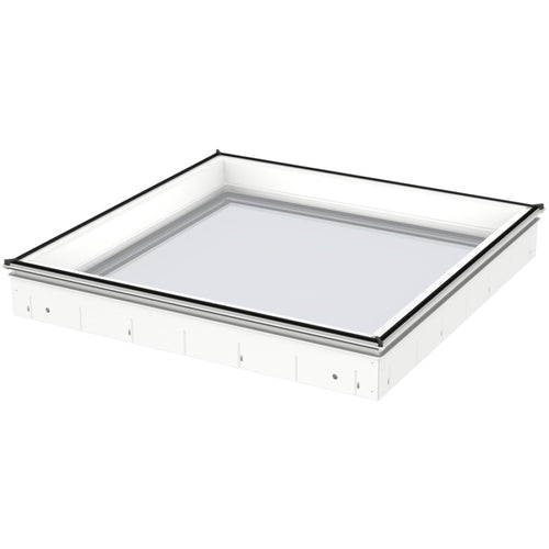 Velux Fixed flat roof window base, 120x120, double glazed