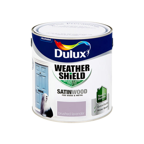 Dulux Weathershield Exterior satin Brushed Lavender 2.5L