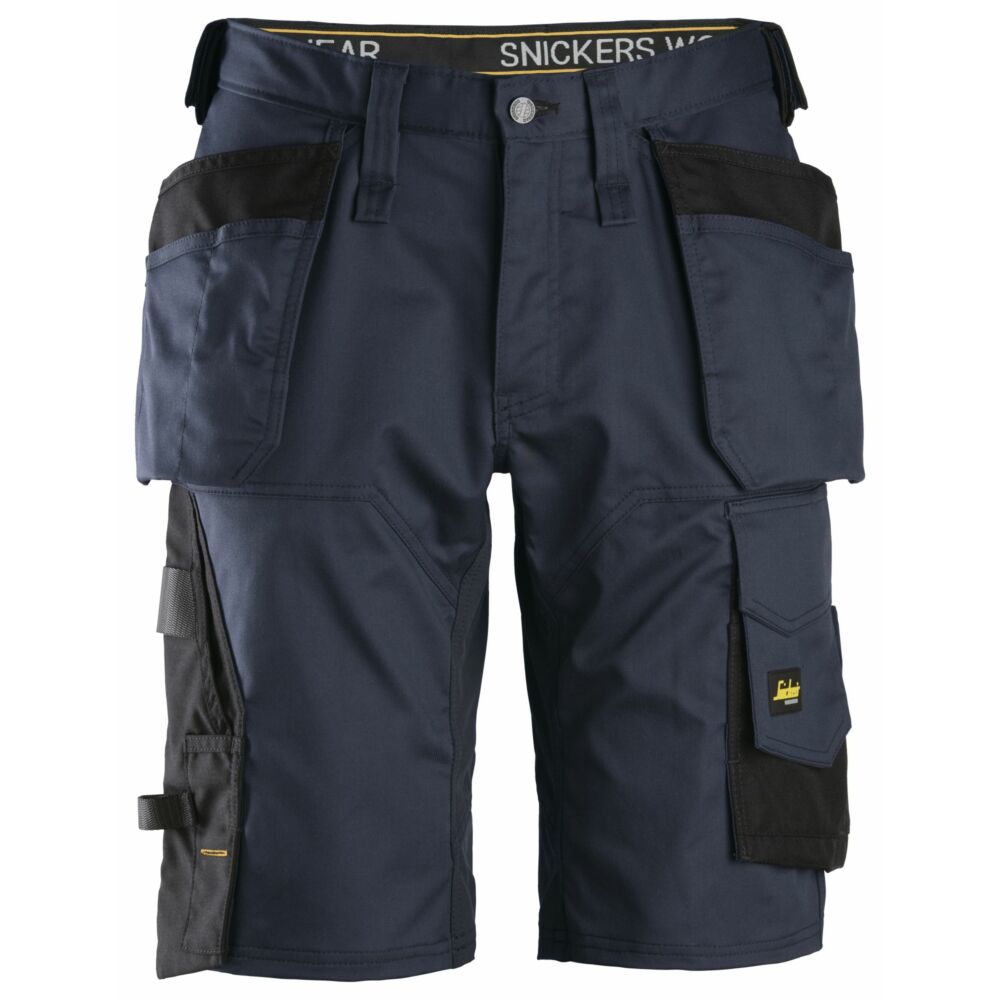 Snickers - AllroundWork, Stretch Loose Fit Work Shorts Holster Pockets - Navy\\Black