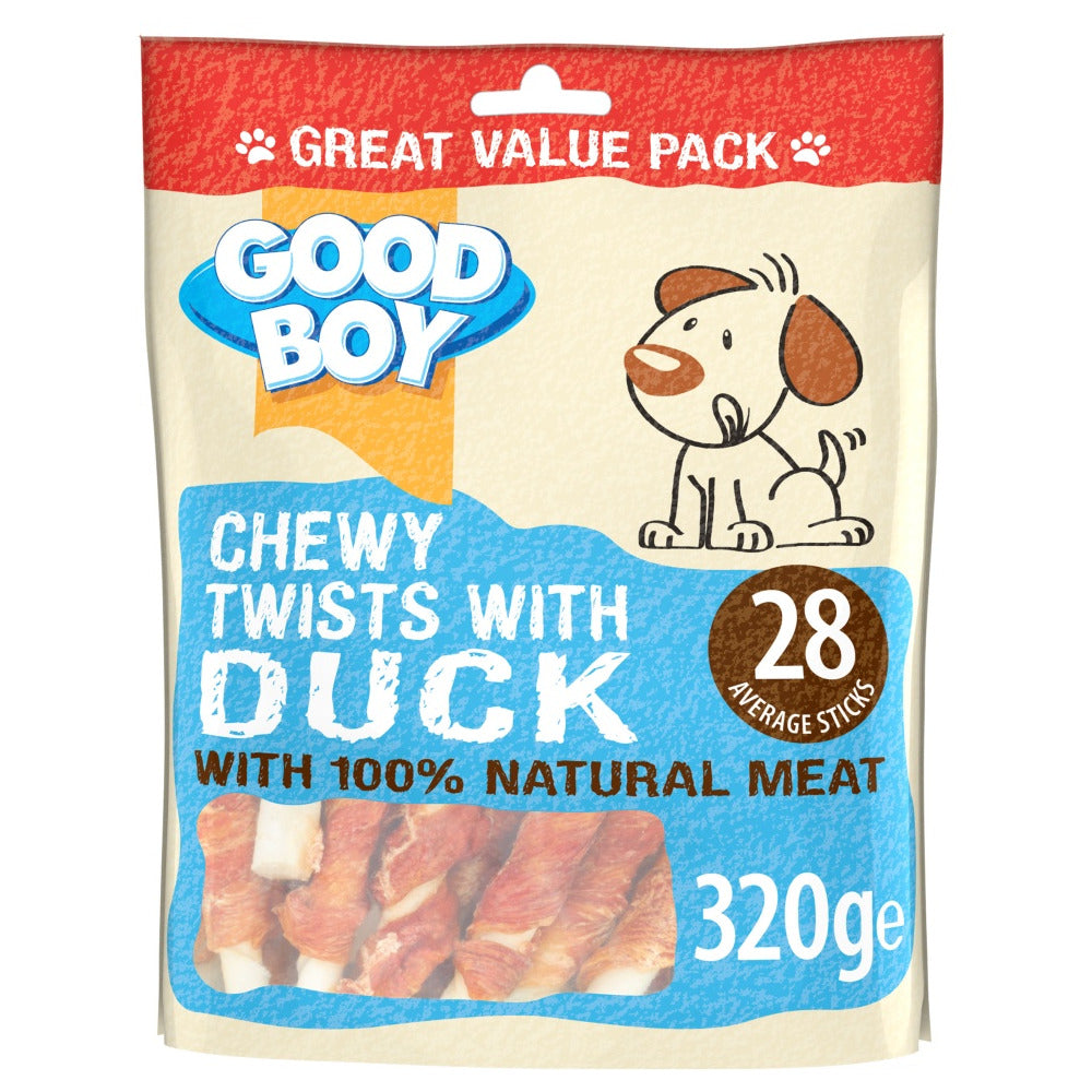 Good Boy - Chewy Twists with Duck 320g