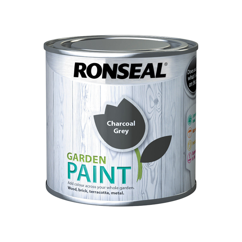 Ronseal Garden Paint Charcoal Grey 250ml