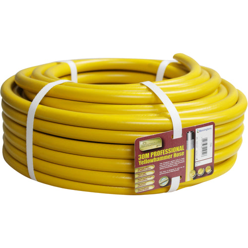 Yellow Reinforced Garden Hose - 30m