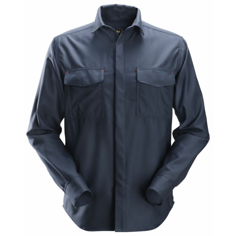 Snickers - ProtecWork, Long Sleeve Welding Shirt - Navy
