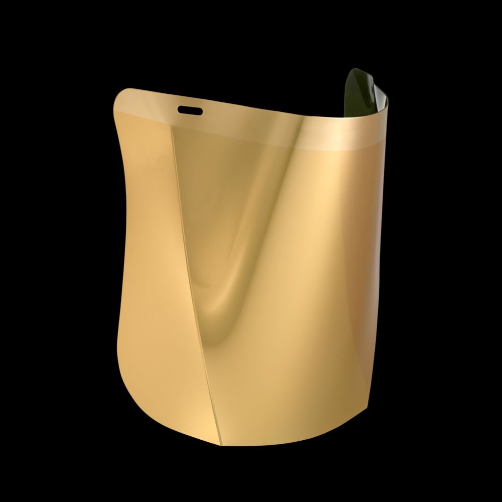 Hellberg - Polycarbonate Goldplated Visor