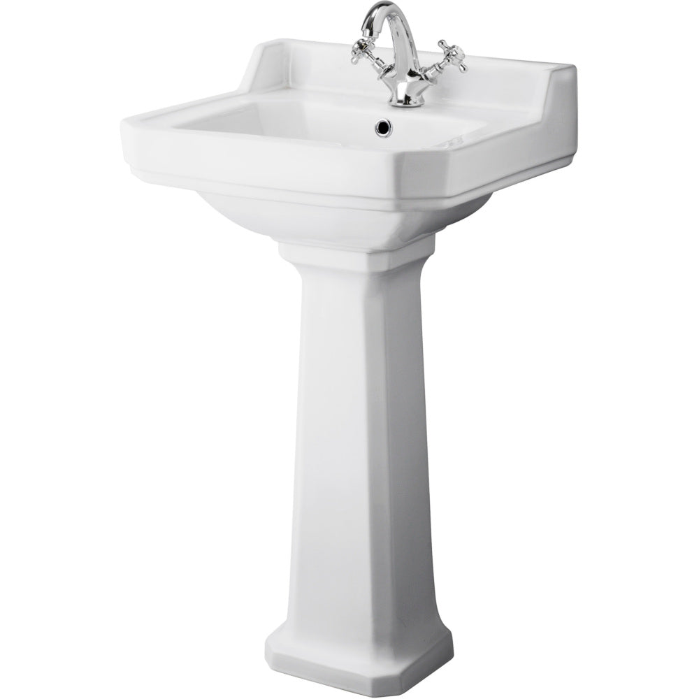 Cashel 50cm Washbasin 1 Taphole