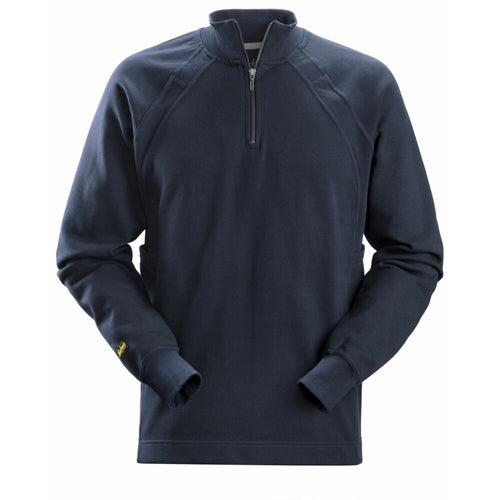 Snickers - ½ Zip sweatshirt with MultiPockets  - Navy