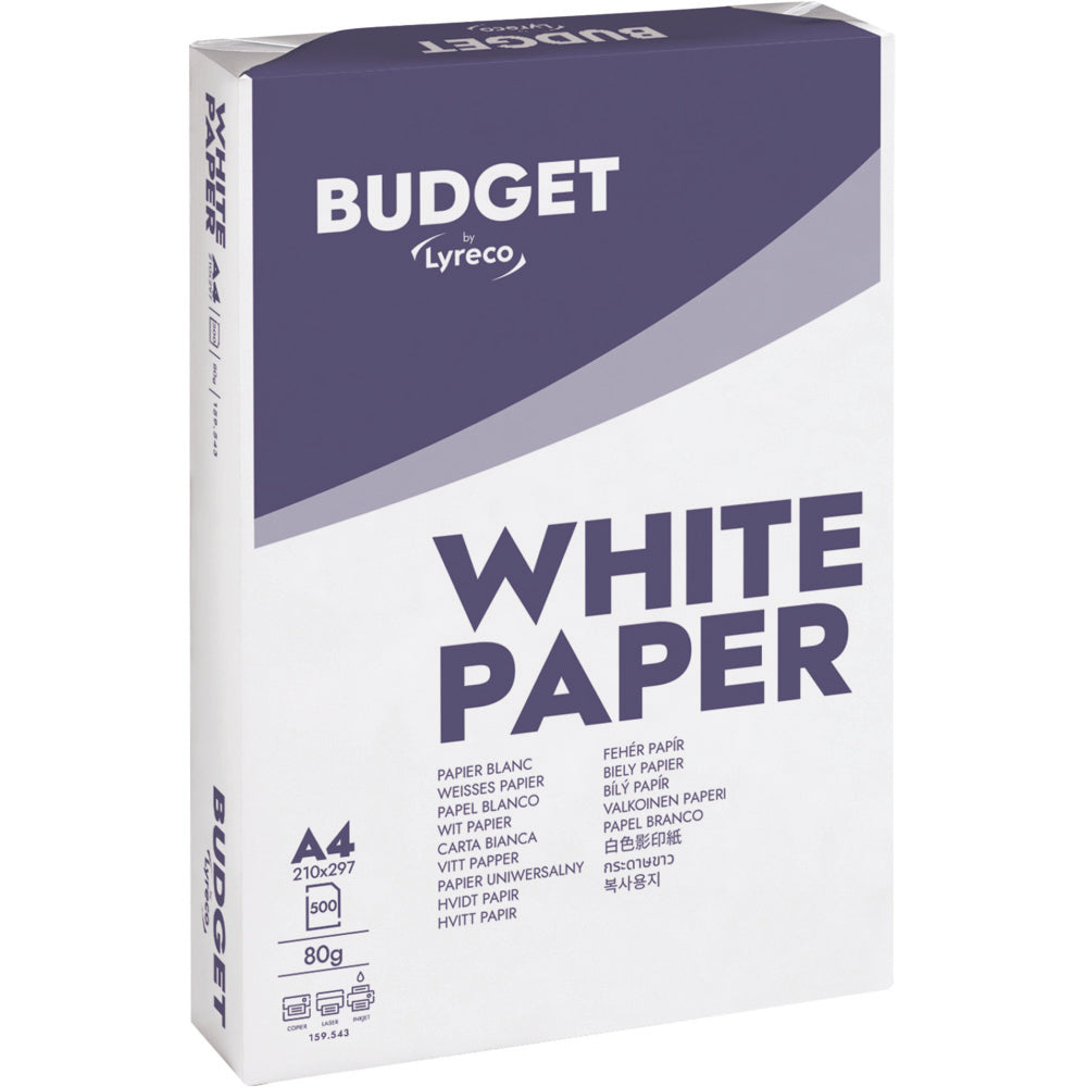 White A4 80gsm Copier Paper - Box of 5 Reams