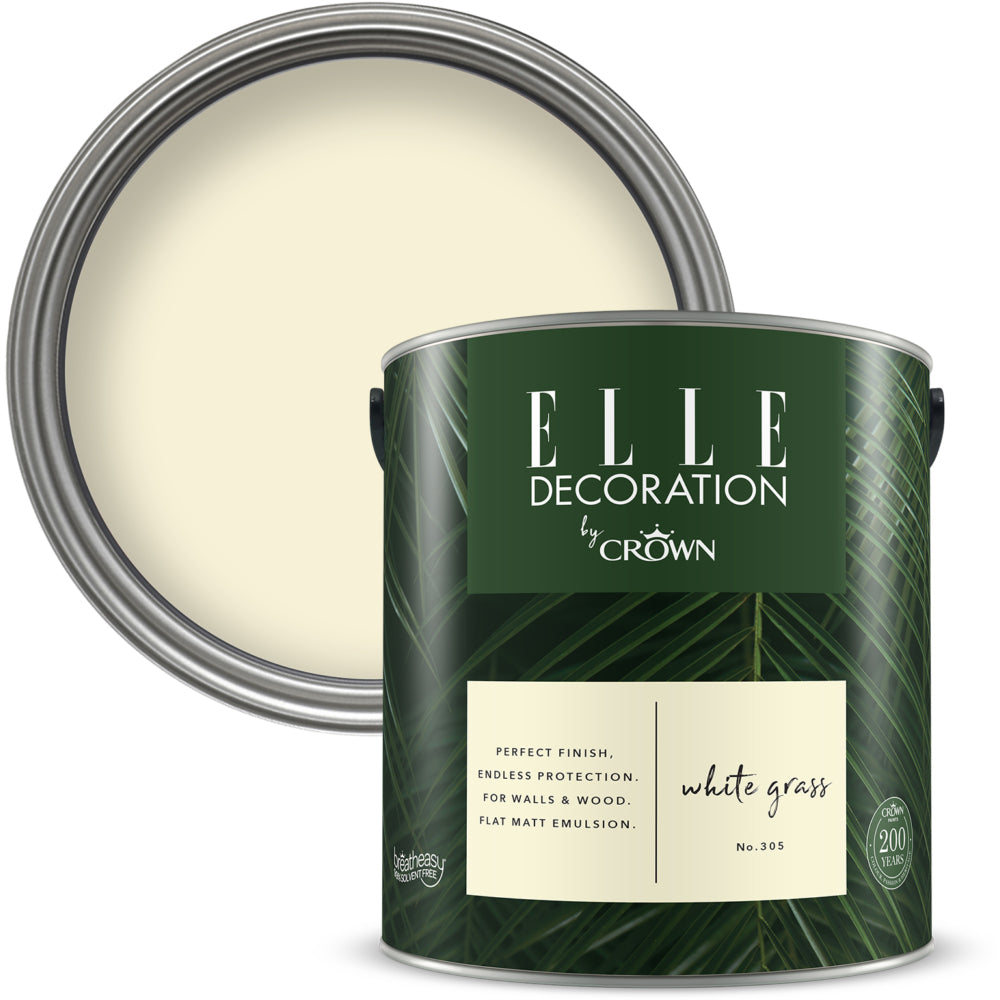 Crown Elle Flat Matt White Grass 2.5L