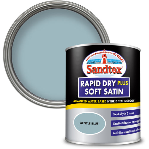 Sandtex Rapid Dry Satin Gentlee Blue 750ml