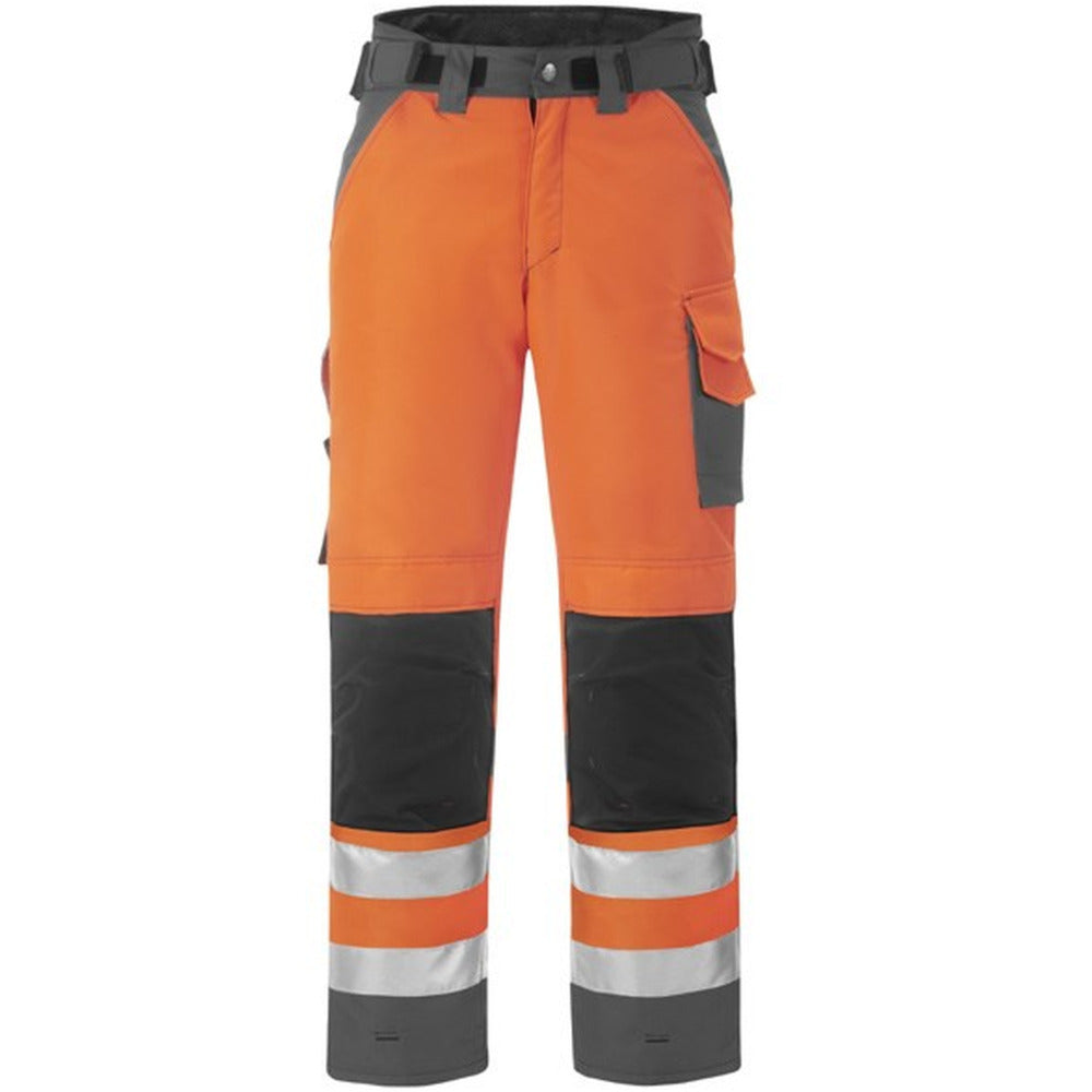 Snickers - High-Vis Winter Trousers Class 2 - High vis orange\\Steel grey