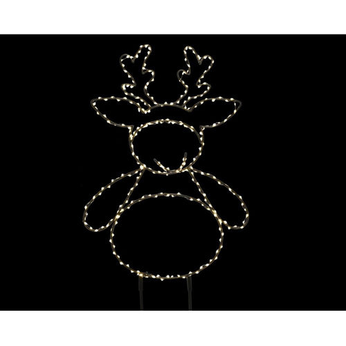 Lumineo - Micro LED Reindeer Stake  - 77cm - Warm White