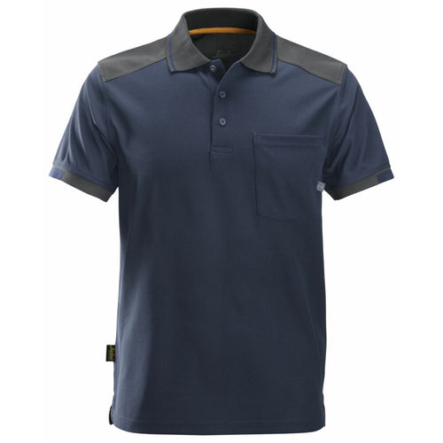 Snickers - AllroundWork, 37.5® Short Sleeve Polo Shirt - Navy\\Steel grey