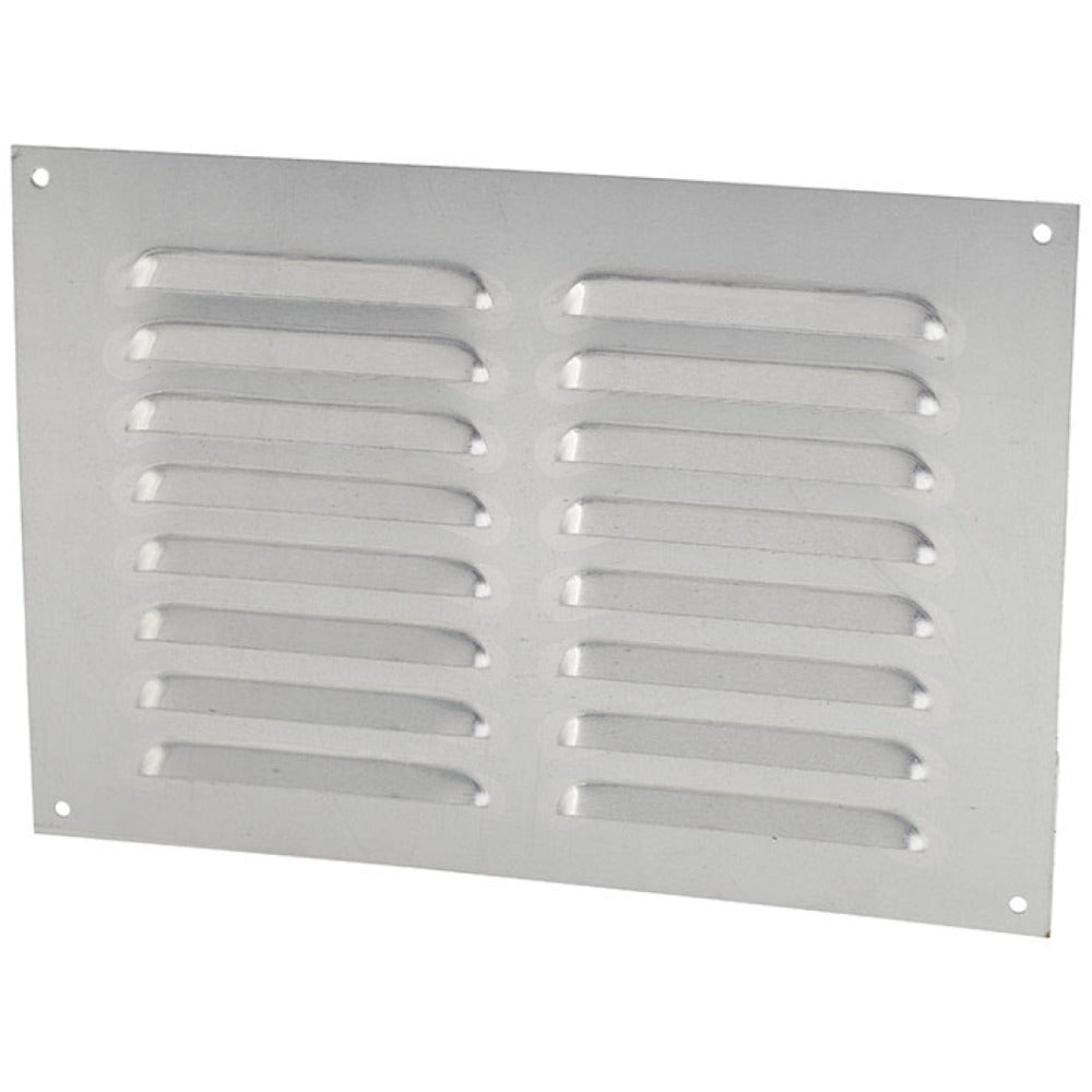 Icon IL96PA 9\x6\ Plain Aluminium Louvre Vent