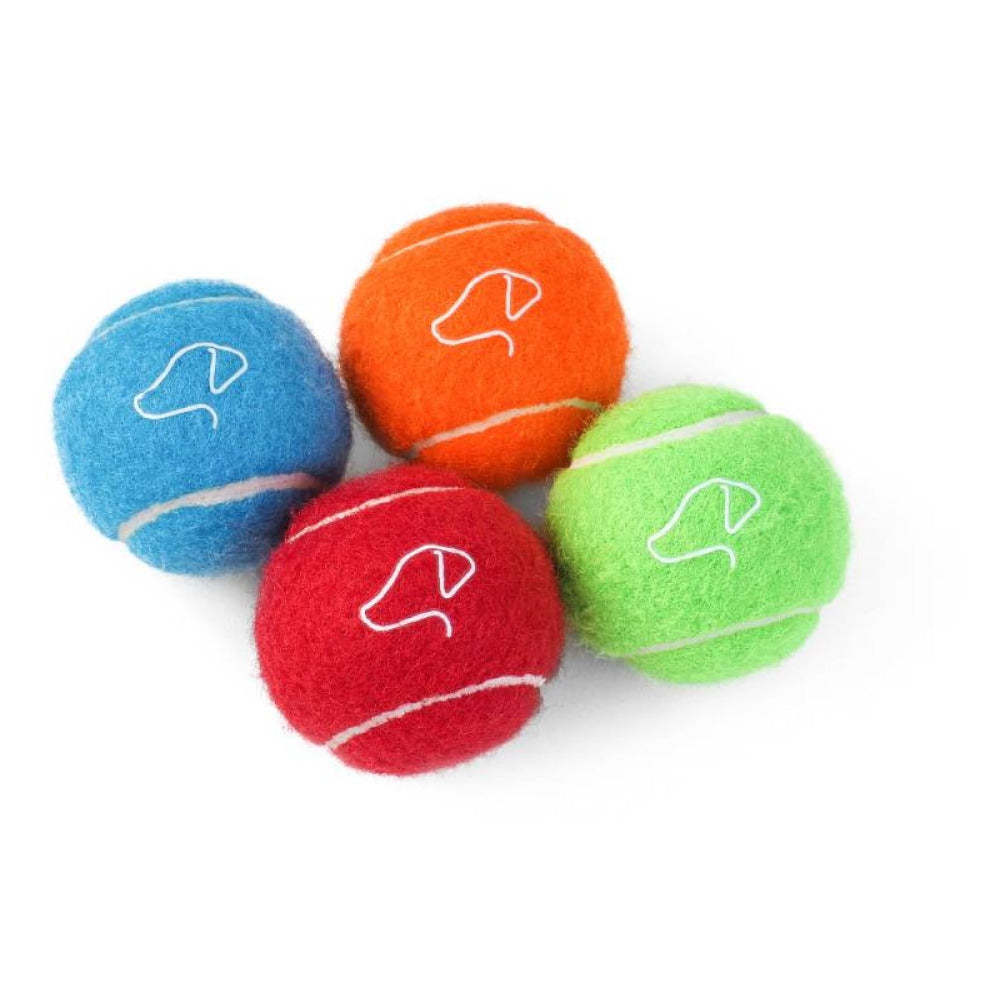 Zoon - Pooch 5cm Mini Tennis Balls - 4 Pack