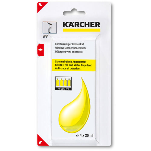 Karcher 4x20ml Window Cleaning Concentrate