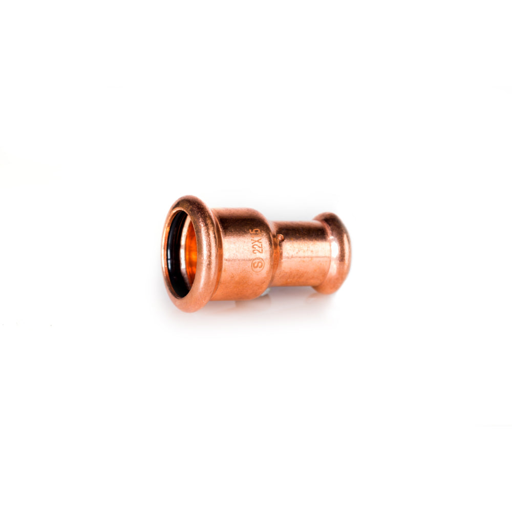 Instantor Copper Press Red Coupler 28mm x22mm