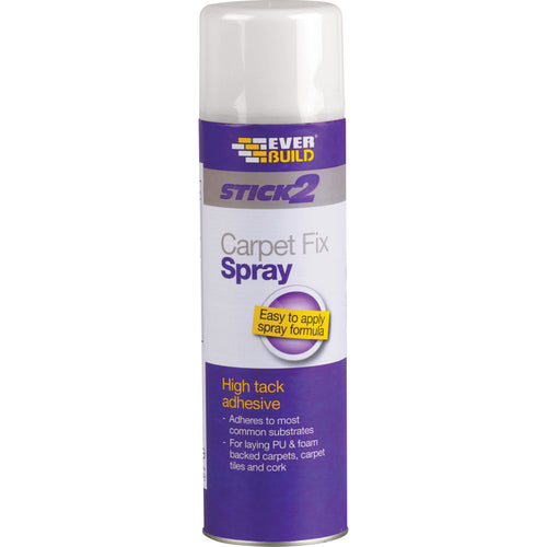 Everbuild Stick 2 Carpet Fix Spray - 500ml