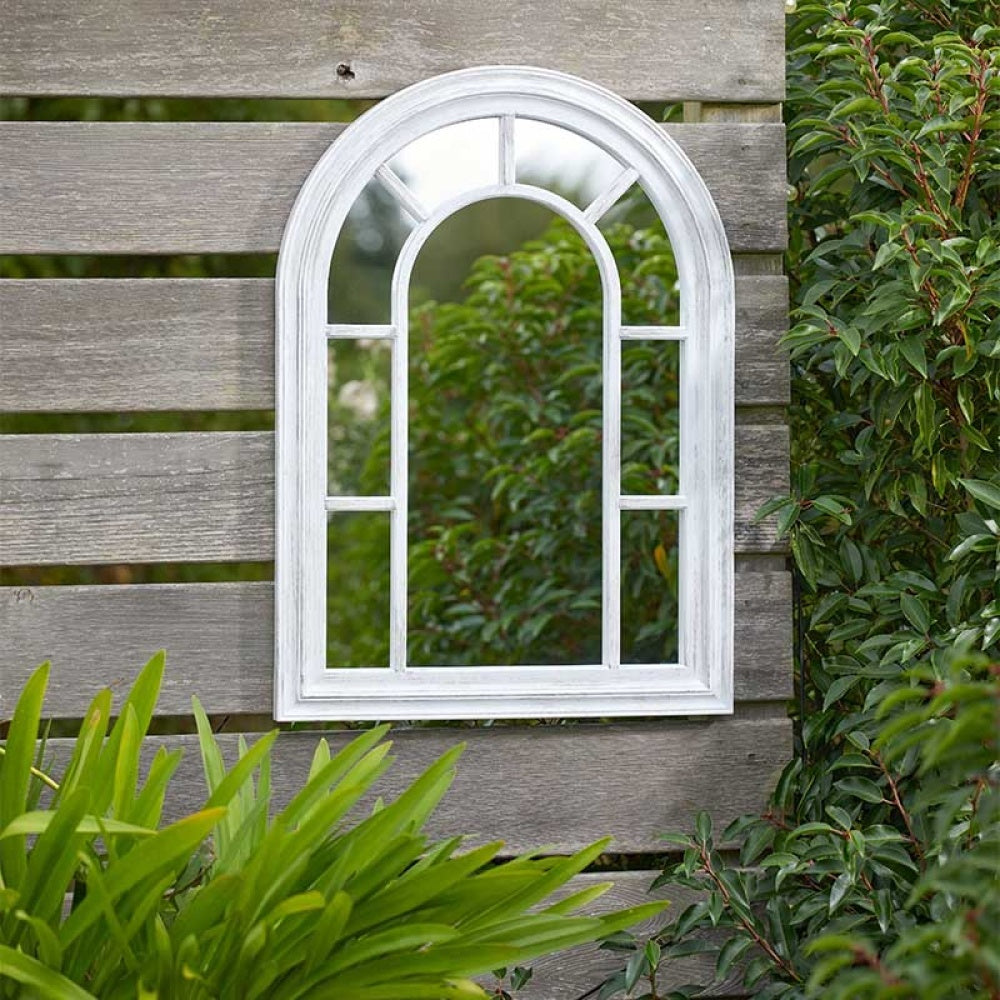 Outside In - Arcadia Home & Garden Mirror - Silvergris