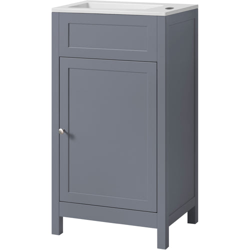 46cm Cloakroom Unit & Basin - Grey