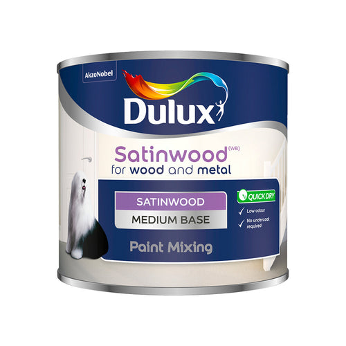 Dulux Colour Mixing Satinwood Medium Base 500ml