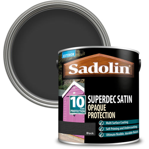 Sadolin Superdec Black 2.5L