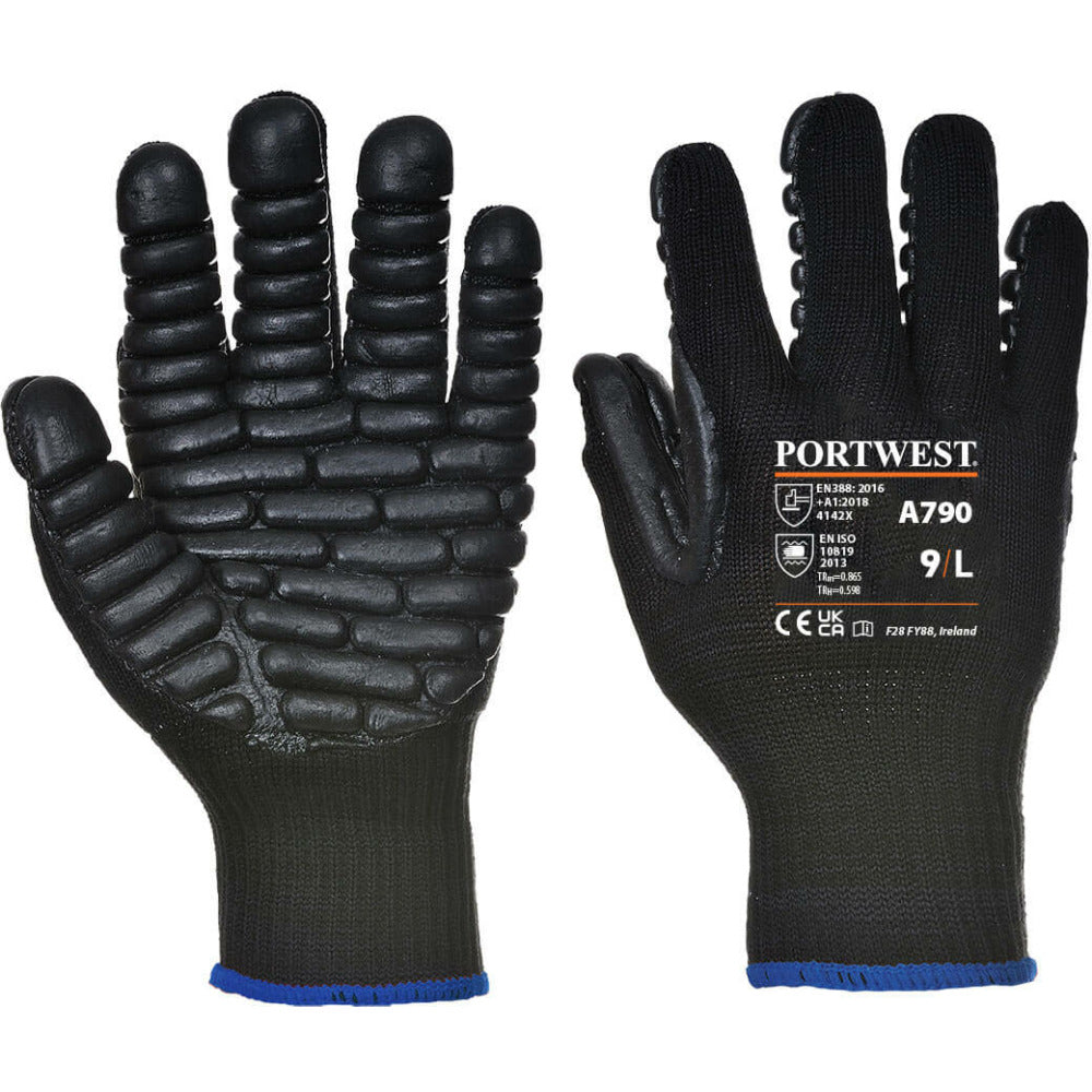 Portwest - Anti Vibration Glove - Black