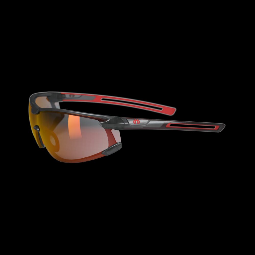 Hellberg - Krypton Red Anti-Fog Anti-Scratch Safty Glasses