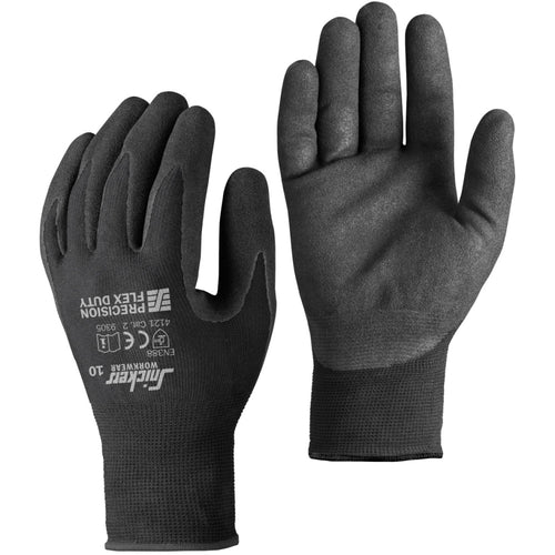 Snickers - Precision Flex Duty Gloves - Black\\Black