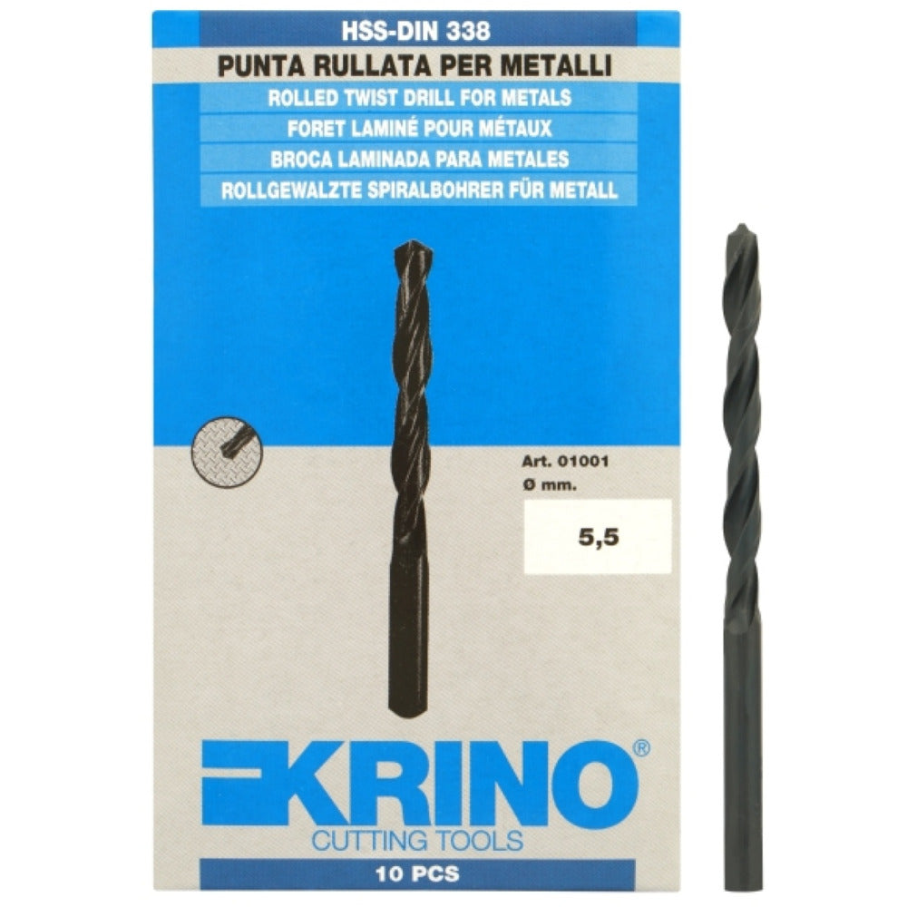 KRINO 9.5mm HSS Drill Bit Rolled