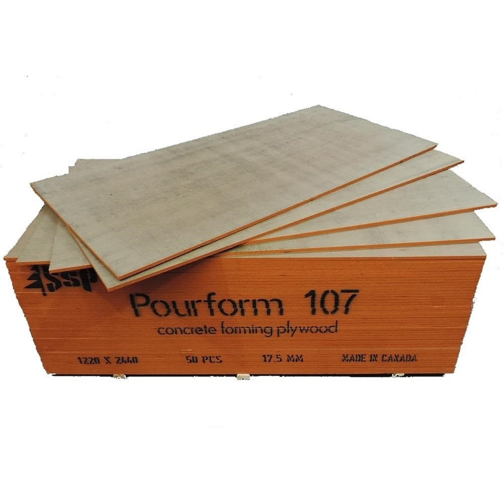 Pourform 107 - Plywood EN314-2, Class 3 - 2440 x 1220 x 18mm