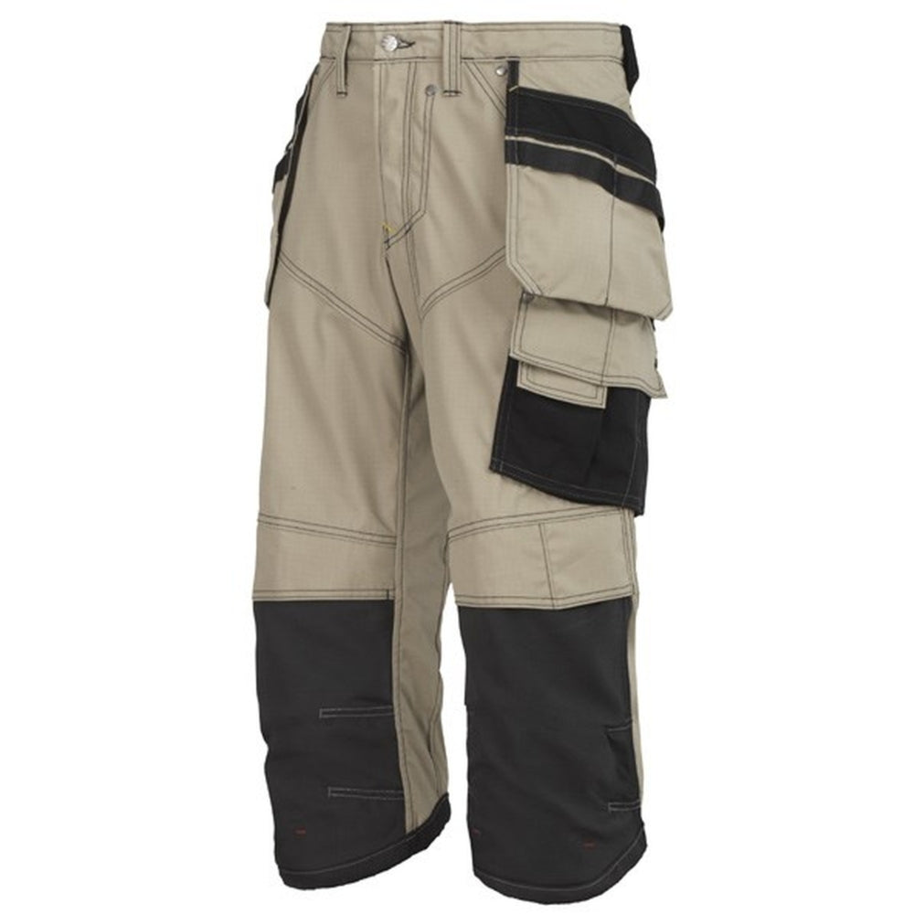 Snickers - Pirate Holster Pocket Trousers, Rip-Stop - Khaki\\Black